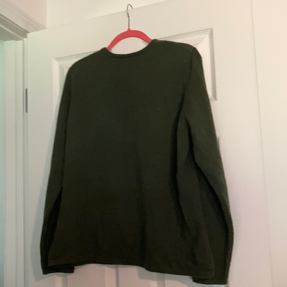 Lands End Argyle Cashmere Sweater - Picture 2 of 8